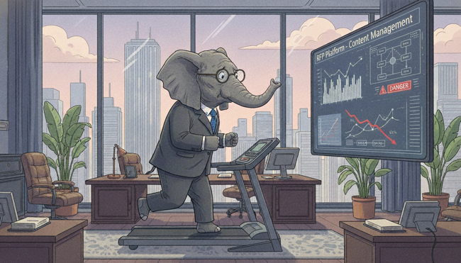 The Elephant in the Room: Escaping the RFP Platform Content Treadmill